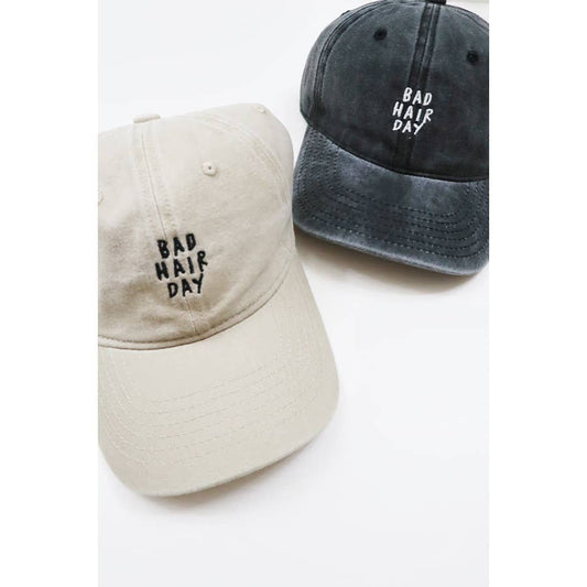🧢 Bad Hair Day Washed Baseball Cap