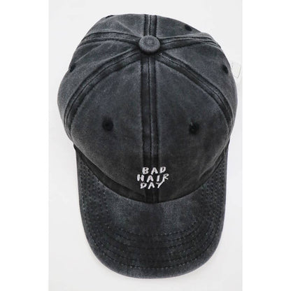 🧢 Bad Hair Day Washed Baseball Cap